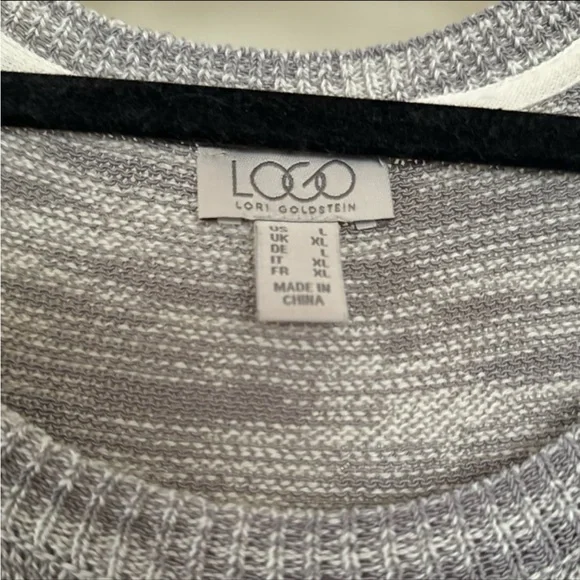 Lori Goldstein space dye sweater knit tank - Picture 5 of 7